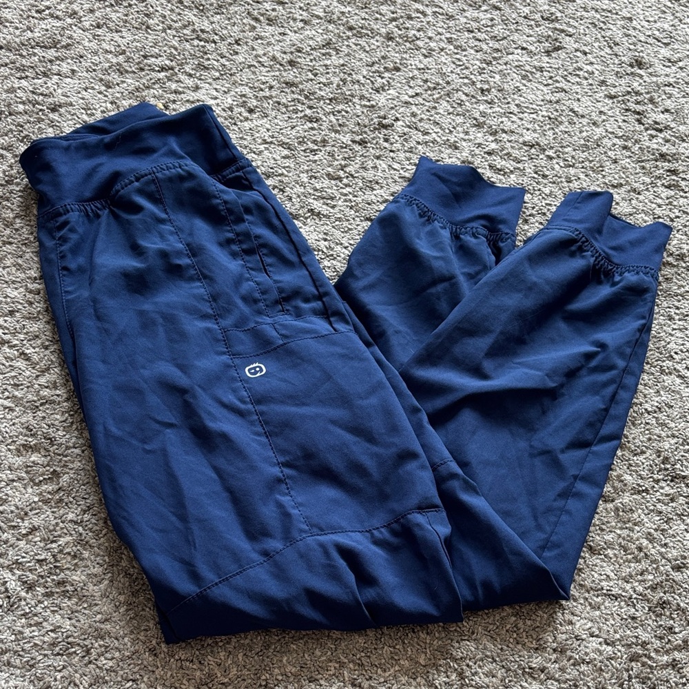 WonderWink Men's Deep Blue Jogger Pants